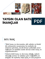 Batıl Inançlar 8. Hafta