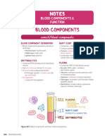 Blood Components and Function - Componentes Sanguíneos y Su FX
