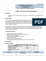 Práctica 3. Aislamiento y Purificación de Compuestos Orgánicos