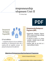 EM Unit II Entrepreneurship Development
