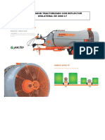 Pulverizador Tractorizado Con Deflector Unilateral de 2000 LT