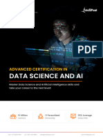 Advanced Certification in Data Science and AI iHUB IITR