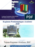 Sosialisasi Academic Skill