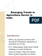 Emerging Trends in Agricultural Sector in India - Veeresh