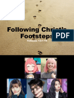 Following Christ's Footsteps