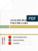 Analisis Biaya Volume Laba