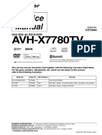 Pioneer Avh-X7780tv crt5694 SM Additional