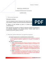 Riesgos Laborales Actividad de Evaluación Formativa Ejercicios