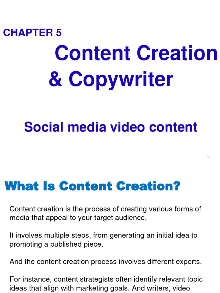 Effective Video Content Creation Strategies | PDF | Search Engine ...