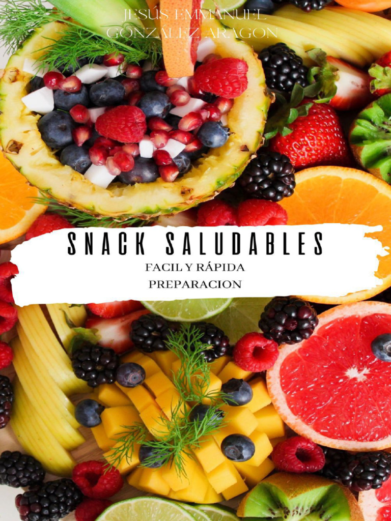 Recetas de Snacks Saludables | PDF | Queso | Panes