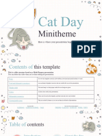 Cat Day Minitheme by Slidesgo