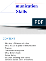 Communication Skills