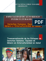 DERECHOS HUMANOS , EQUIDAD DE GÉNERO