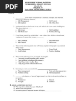 Worksheet6 Selfmanagement Skills2023