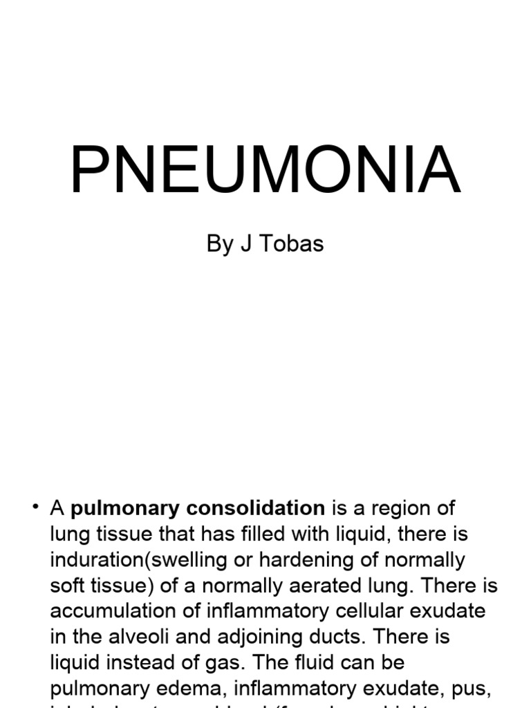 Pneumonia TB Student Version Revised PDF Pneumonia Tuberculosis