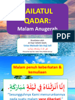 Mencari Lailatul Qadar