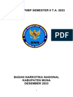 Laporan PNBP BNKK Muna Semester Ii Tahun Anggaran 2023