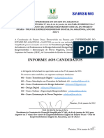 Homologação Dos Cursos PDF