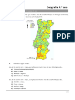 Ficha Riscos Naturais - 9ºano