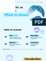 Playwright Vs Selenium - 2024 Comparison