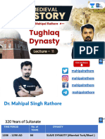 L11 Medieval History Tughlaq Dynasty Part 1