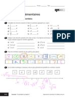 Activités Supplémentaires: Les Ensembles de Nombres