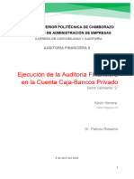 Kevin Herrera - Ejecución de La Auditoria Financiera en El Sector Privado