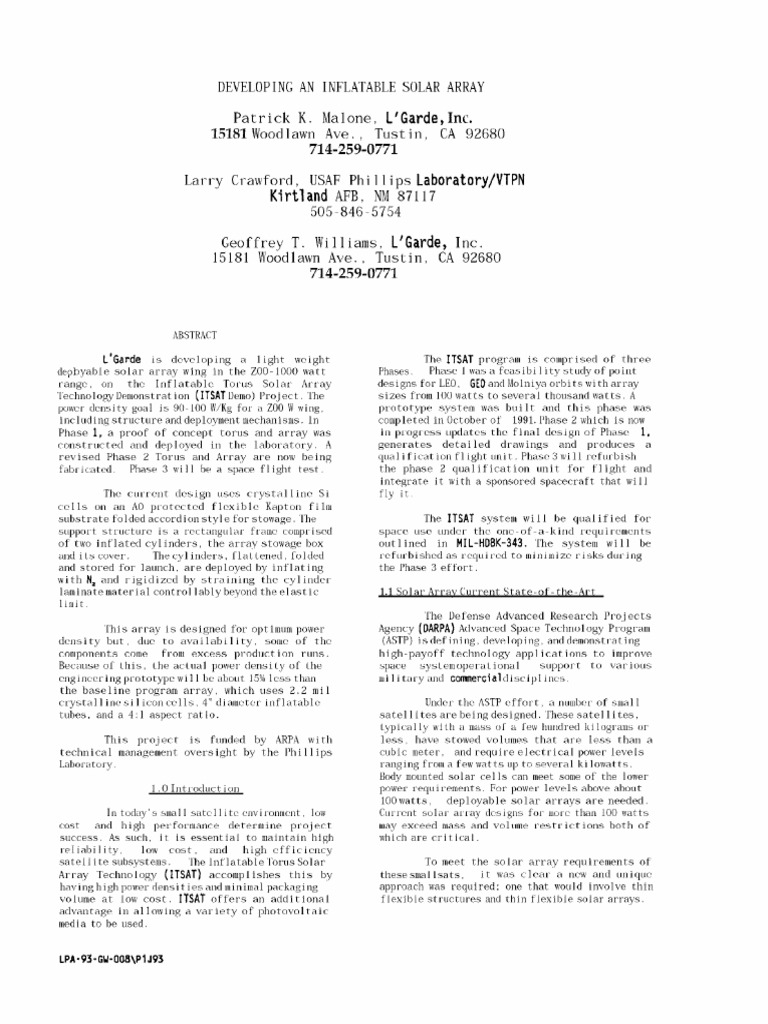 ADA459855 | PDF | Gallium Arsenide | Solar Cell