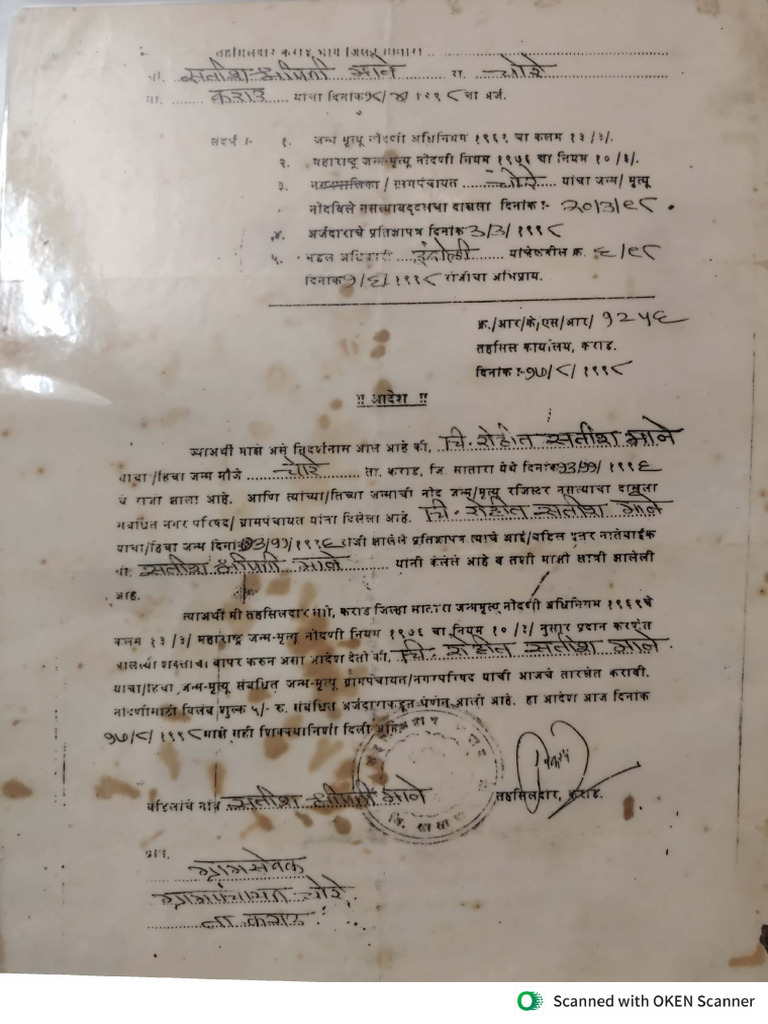 BIRTH CERTIFICATE FORMAT PDF MP visual data 4