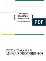 intoxicações e envenenamento