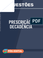 Prescricao Decadencia Questoes v1