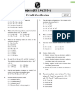 Arjuna JEE 2.0 (2024) : Periodic Classification