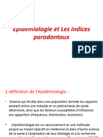 Epidémiologie Et Les Indices Parodontaux