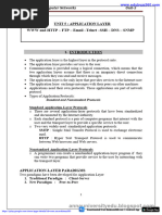 CS8591 Computer Networks UNIT 5 Notes