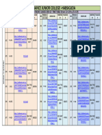 Senior Online Classes Time Table