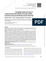 DeepAffinity: Interpretable Deep Learning of Compound-Protein Affinity Through Unified Recurrent and Convolutional Neural Networks