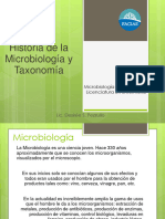 Historia de La Microbiología y Taxonomía 2021