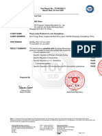 Nitrile Gloves Food Contact Test Report