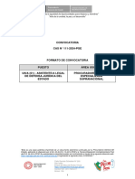 Convocatoria CAS #111-2024-PGE