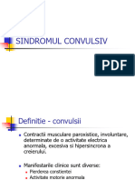 SINDROMUL CONVULSIV