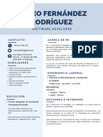Currículum Vitae CV de Mateo Fernández Rodríguez