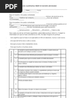 Escala Snap Iv | PDF