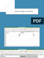 Demand Forecasting