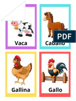 Tarjetas de Animales