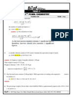 Answer Key TEST-1 24.01.2023 11th PCMB CHEMISTRY Full Syllabus Mock Test Chemistry Class 11