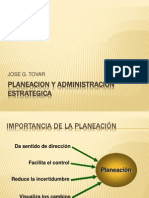Planeacion y Admin is Trac Ion Estrategica Trabajo