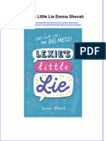 Free download Lexies Little Lie Emma Shevah full chapter pdf epub