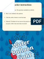 T Eal 147 Esl Question Timer Water Balloon Fight - Ver - 2