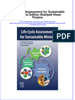 Free download Life Cycle Assessment For Sustainable Mining 1St Edition Shahjadi Hisan Farjana full chapter pdf epub