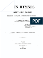 1878 LES HYMNES DU BRÉVIAIRE  PIMONT VOLUME 1